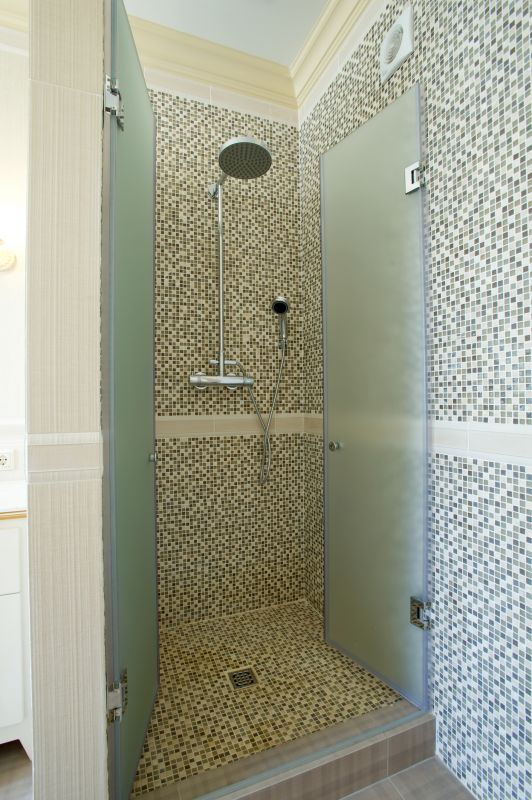 Decorative Tile Shower